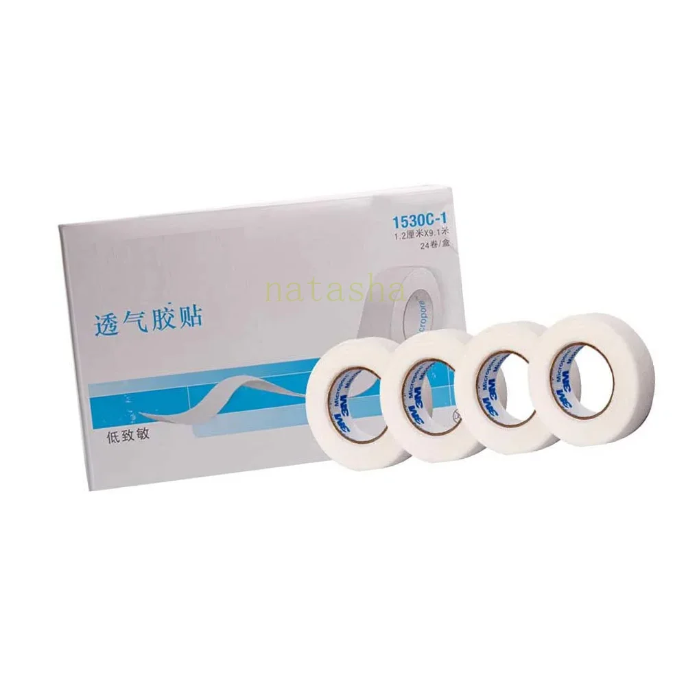 10pcs Tape Surgical Tape Eyelash Extension apprication Medical breathable lash tape microporous breathable paper