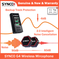SYNCO G4 G2 A2 Pro G2 A2 Mega 2.4G Wireless Lavalier Microphone with Charging Case for Smartphone Camera vs Rode GO II
