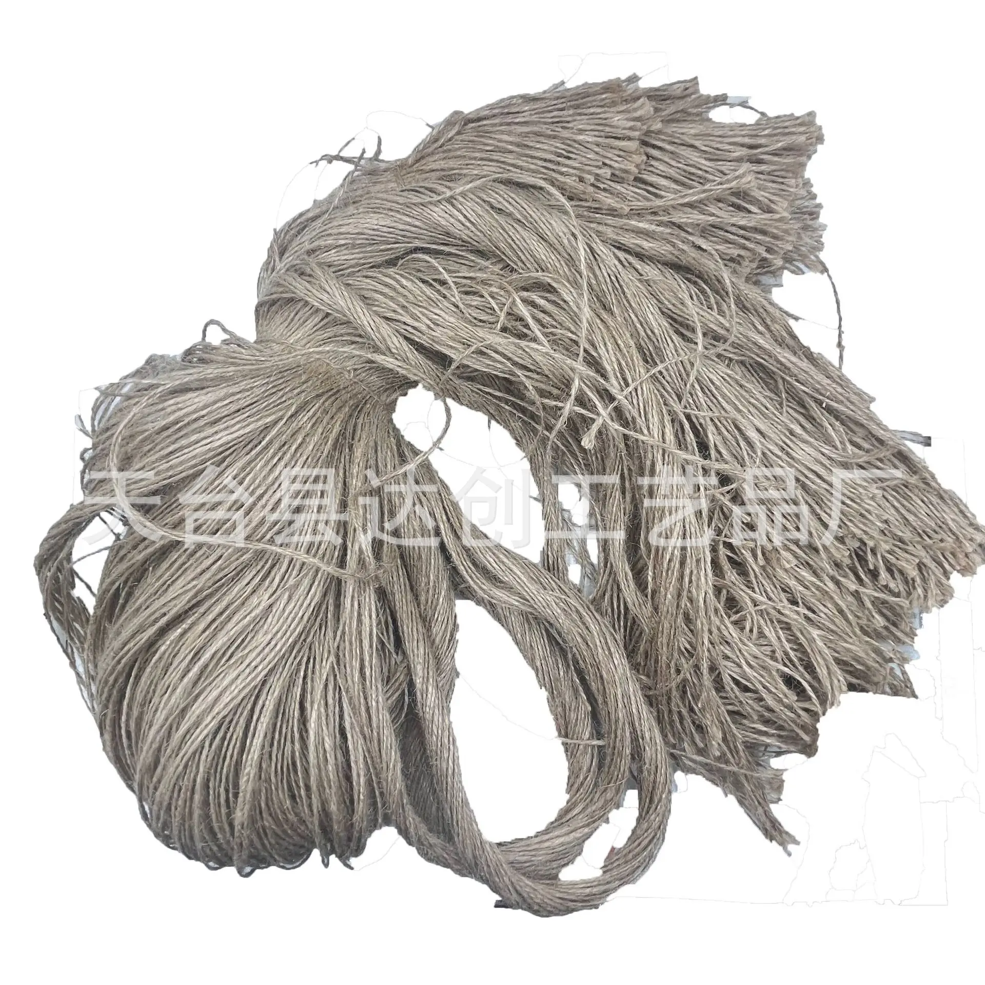 Spot speciale natuurlijke dubbelstrengige henneptouwverpakking, verpakking stropdas handgemaakte accessoires, fotoclip jute touw