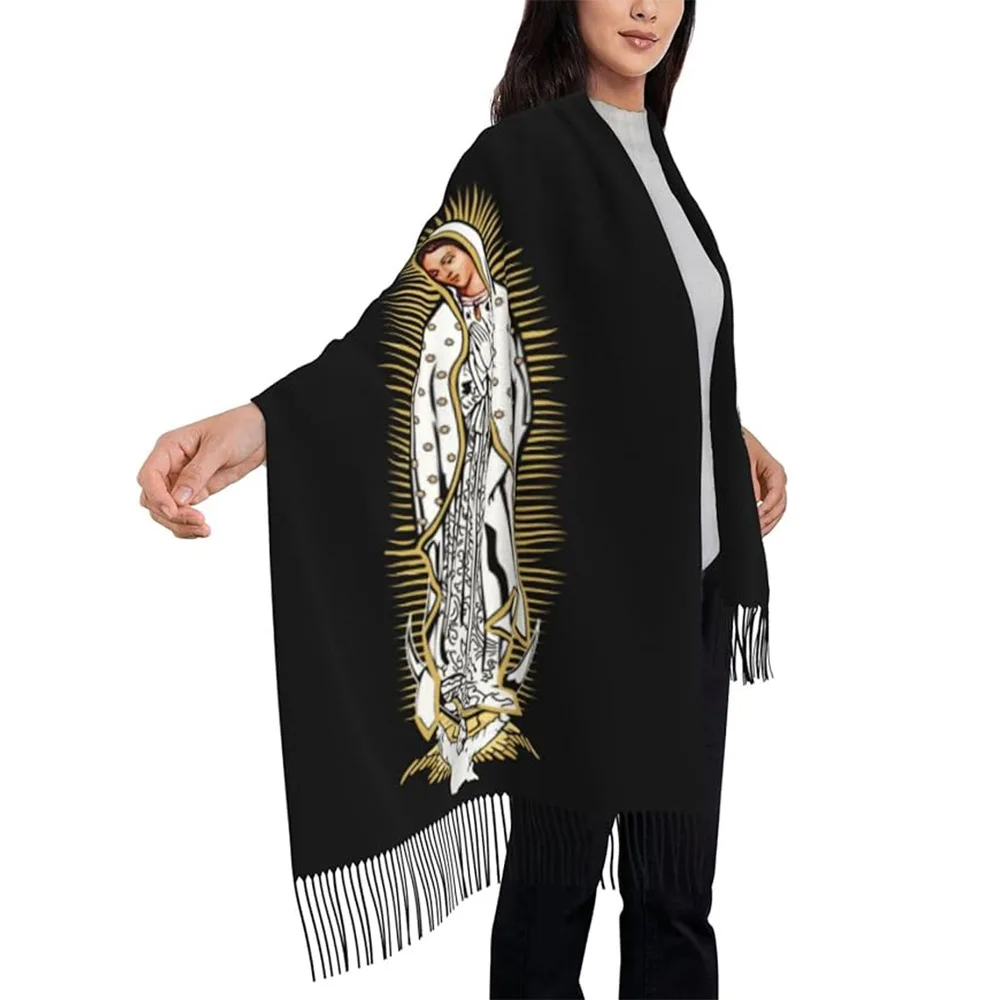 

Шарф из искусственного кашемира Ван Гог, картина маслом, двусторонний шарф, теплая шаль с бахромой в стиле ретро, молитвенное полотенце