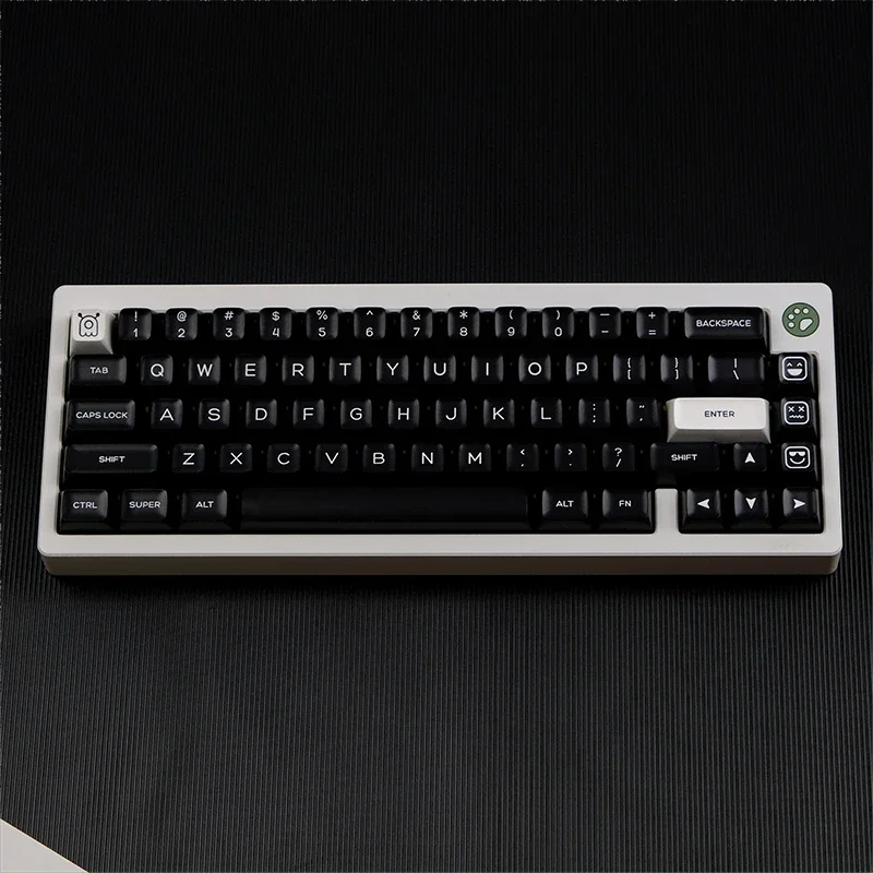 Imagem -03 - Teclas SA Perfil Gmk Keycap Wob Preto Branco Duplo Tiro Pbt Keycaps para Teclado Mecânico Iso Entrar 7u Barra de Espaço Gmk67 K500 160