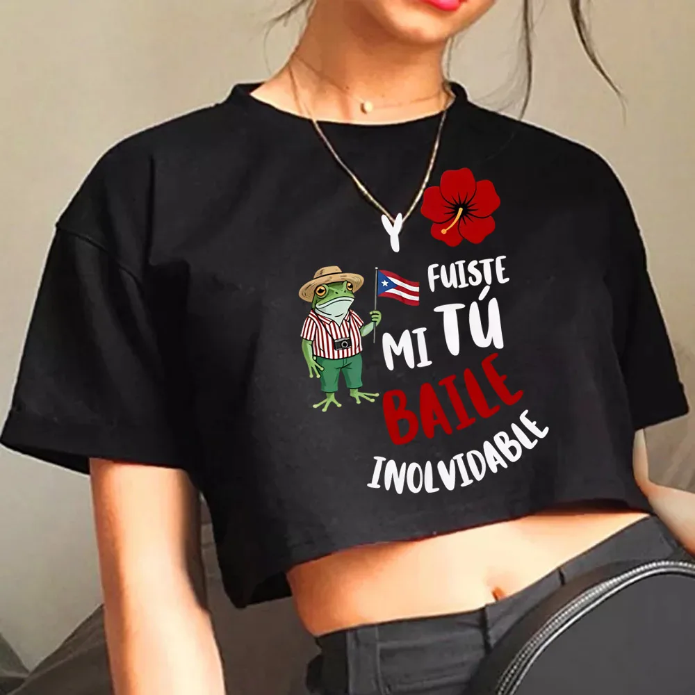 Bad Bunny cropped top shoujo 2000s manga graphic cheap jojifuku t shirt cheap kawaii cute