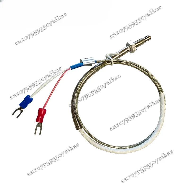 Imported Temperature Sensor, Thermocouple M6 Screw Type, Thermocouple Temperature Sensor, Temperature Probe, Shielded Wire