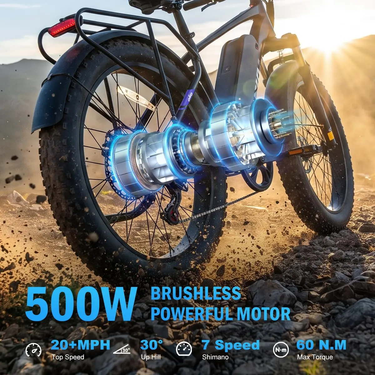 500W Electric Bike 26