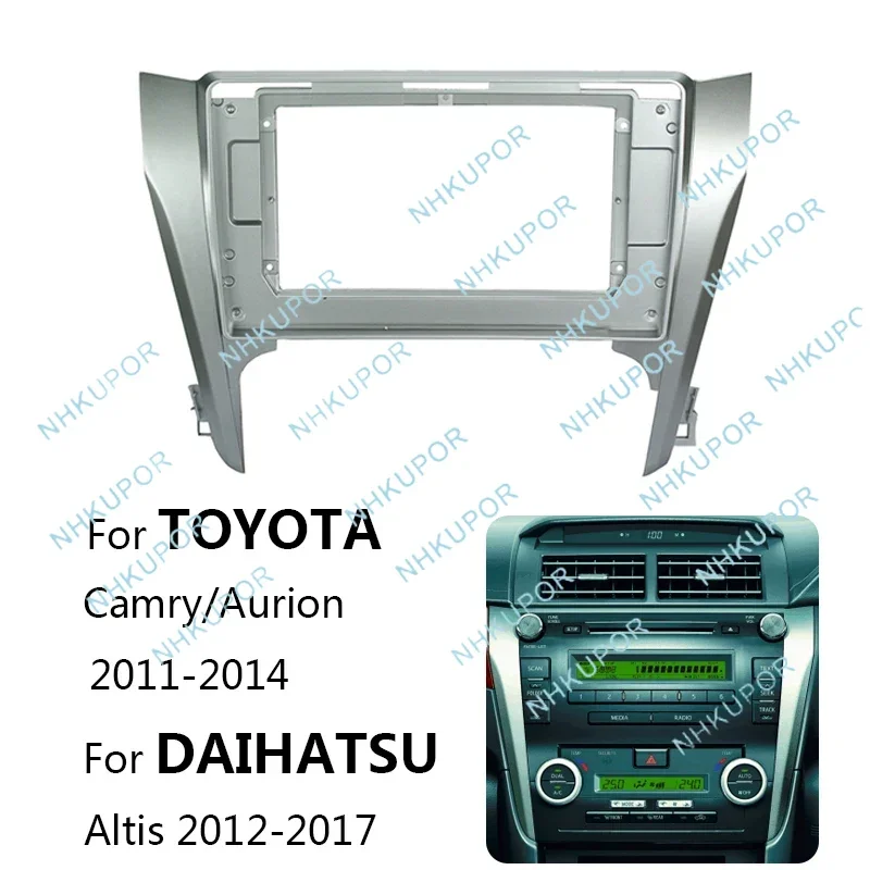 

Автомобильный радиоприемник для установки приборной панели для TOYOTA Camry/Aurion 2011 2012 2013 2014, комплект авто стереорамки, монтажная рамка, лицевая панель