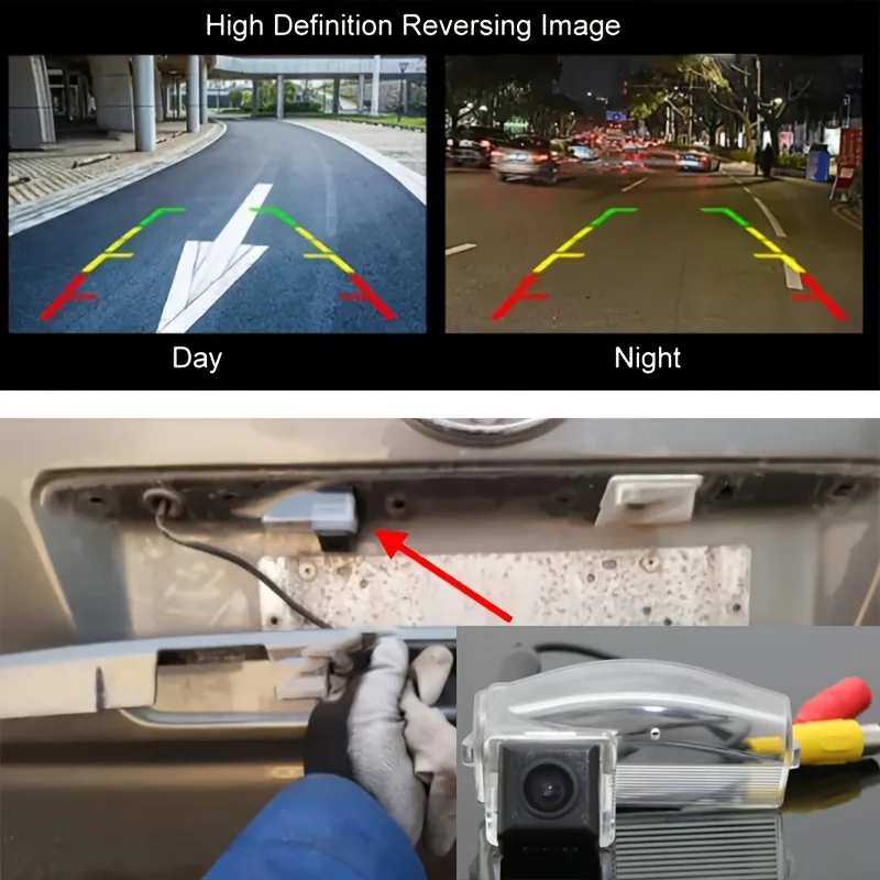 Backup Camera for Mazda 3 BK BL 2003-2013 And for MAZDA 2 DE  Car Reversing Parking Monitor Additions, Easy Installation