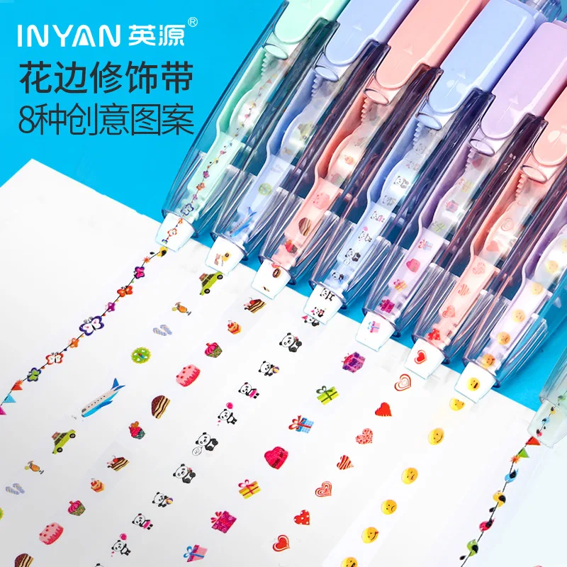 Hand Account Decoration Belt Pattern Students Use DIY Hand Account Journal To Highlight Lace Correction Belt Kawaii Accessories