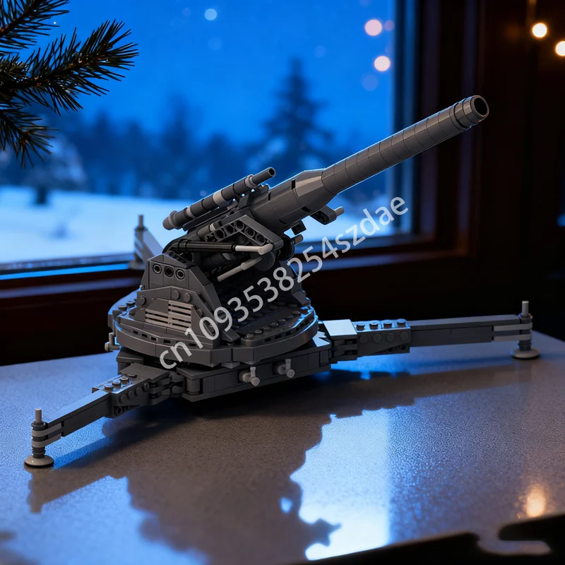 

547pcs MOC NCR Heavy Artillery Model Building Blocks Architecture Assemble Christmas Gifts DIY Toy Creative Education Brick