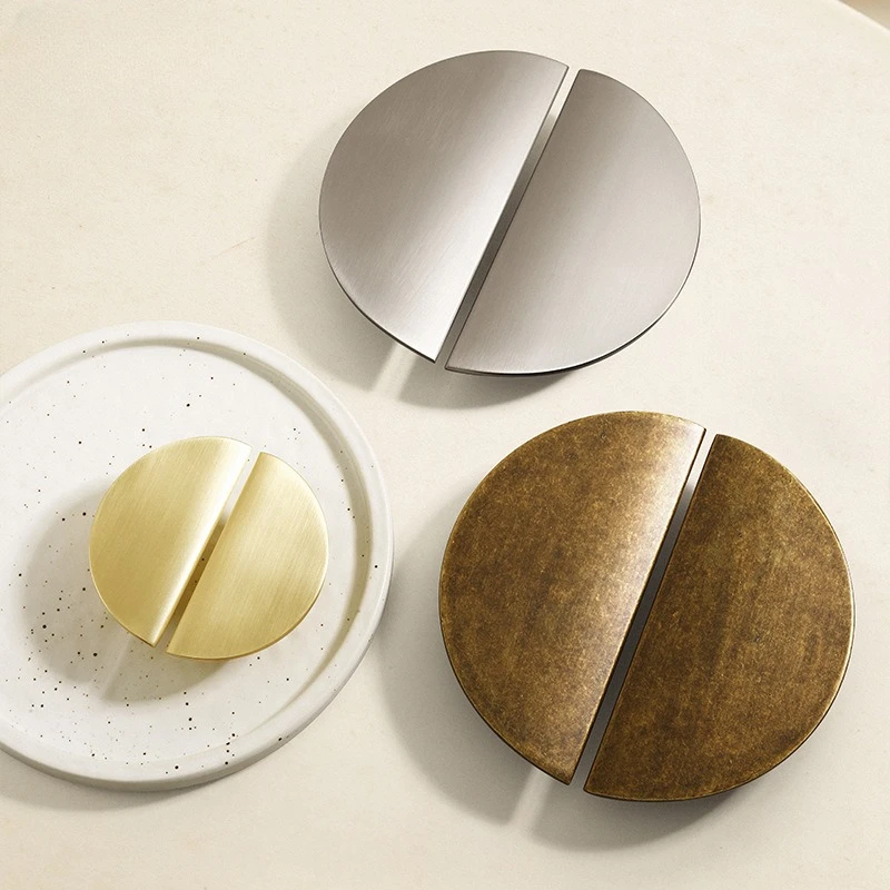 

Новые полукруглые мебельные ручки в китайском стиле, золотые ручки для шкафов и ящиков, прикроватные тумбочки, шкафы для обуви, ручки