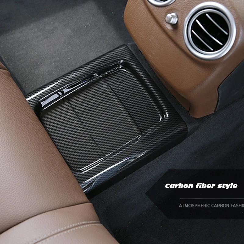 

ABS Chrome Rear Row Middle Bridge Pedal Protection Cover Trim For Mercedes Benz C Class W206 2022 2023 2024 2025