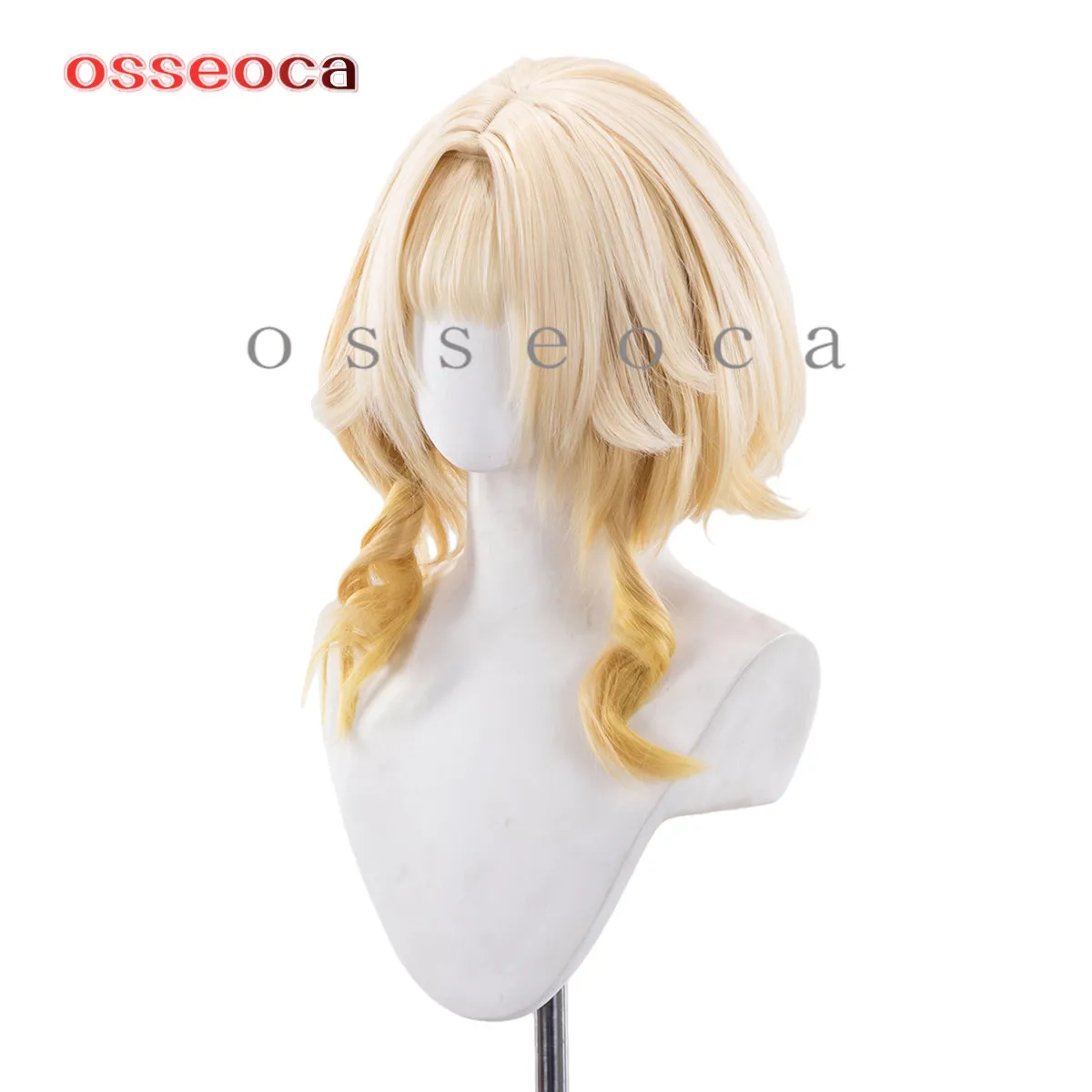 Anime Aglaya Wig Halloween Carnival Party Props Synthetic Hair Heat Resistant Fiber + Wig Cap