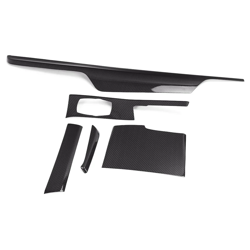 

100% чистое углеродное волокно, 9 шт. внутренняя отделка для BMW 5 серии G30 2017 + внутренняя отделка из сухого углеродного волокна с левым рулем