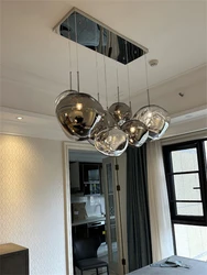 Nordic LED Ceiling Pendant Lamp Lava Pendant Lights Modern Light Lighting Living Room Indoor Decor Home Fixtures Kitchen Hanging