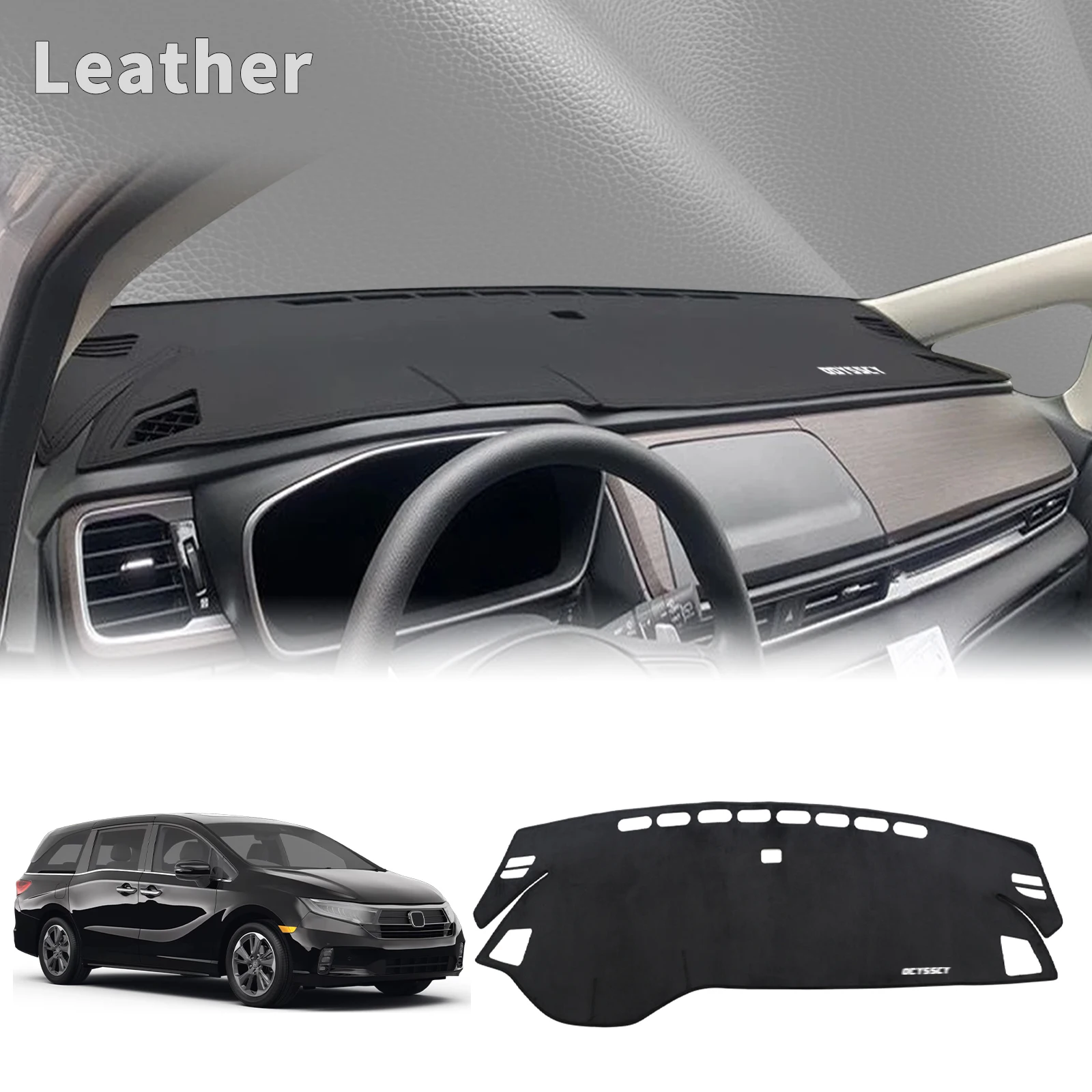 

fit for Honda Odyssey 2022 2021 2023 2024 LOGO Dashmat Dashboard Cover Pad DashMat Sunshade Protective Carpet Car Accessories