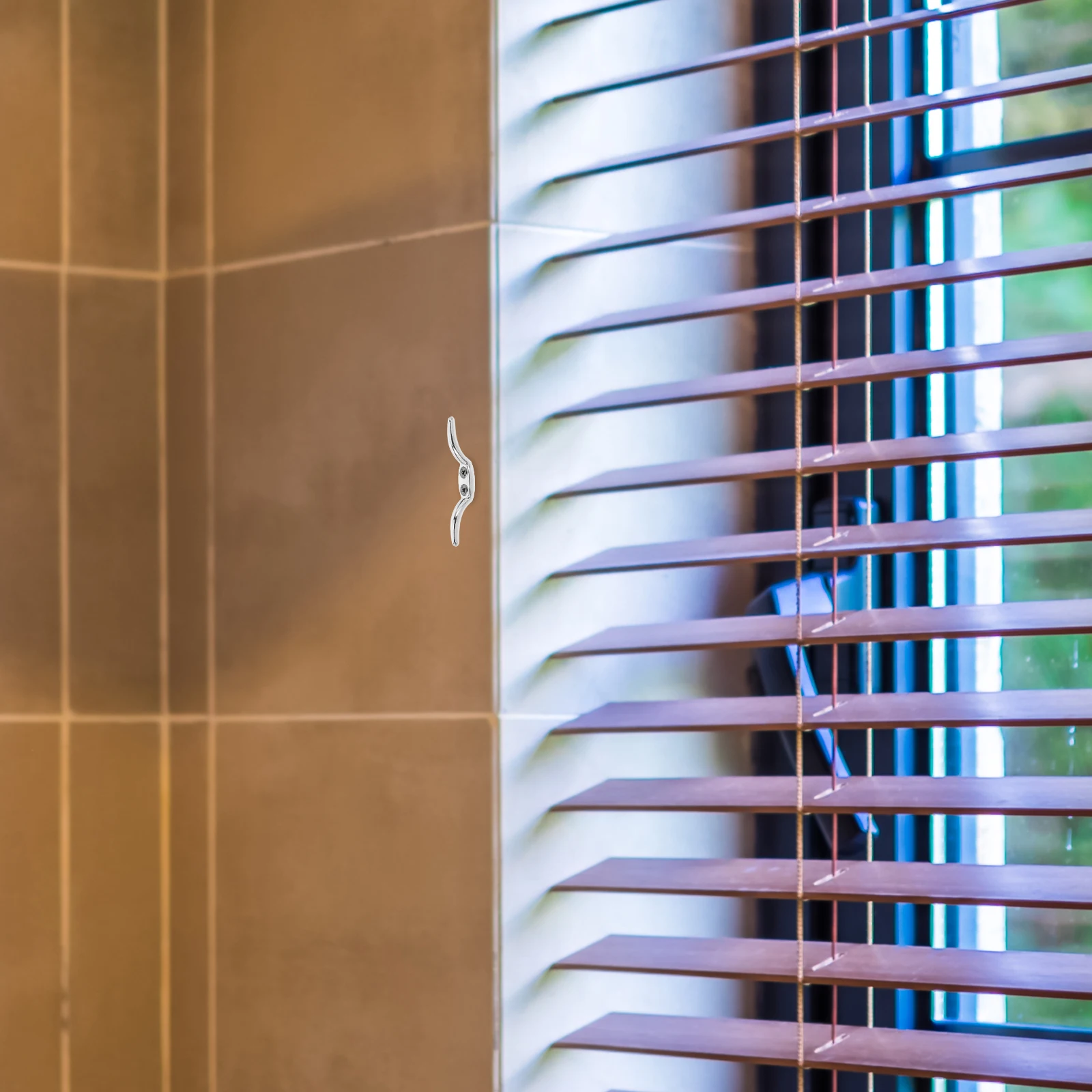 

4Pcs Blind Cord Cleats Heavy Duty Zinc Alloy Curtain Rope Holders Window Shade Cord Organizer Flagpole Accessories