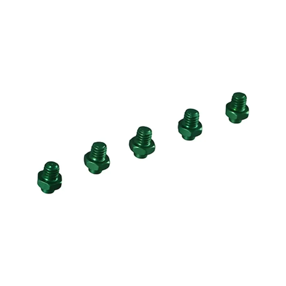 

Colorful 10 pcs Mountain Bike Aluminum Alloy CNC M4 Fixed Stud Anti-Skid Nail Pedal Screws Bicycle Pedal Bolts