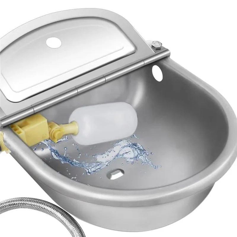 

A63X-Automatic Animal Drinking Water Bowl Livestock Farm Water Trough Dispenser Animal Utensils