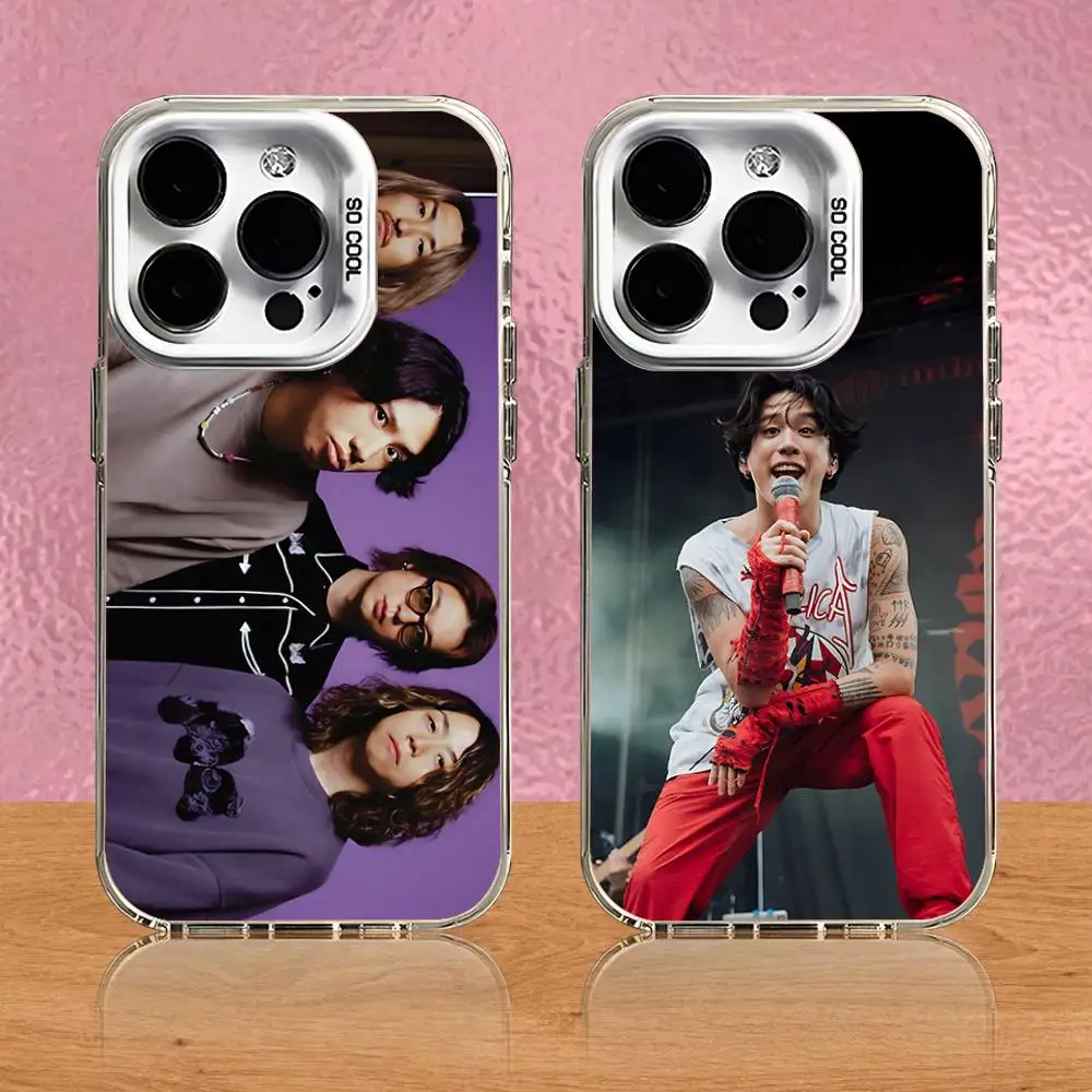 

ONE OK ROCK Taka Phone Case For iPhone 16,15,14,13,12,11,Pro,Max,Plus,Mini,SE Grey White Matte Laser Back Cover