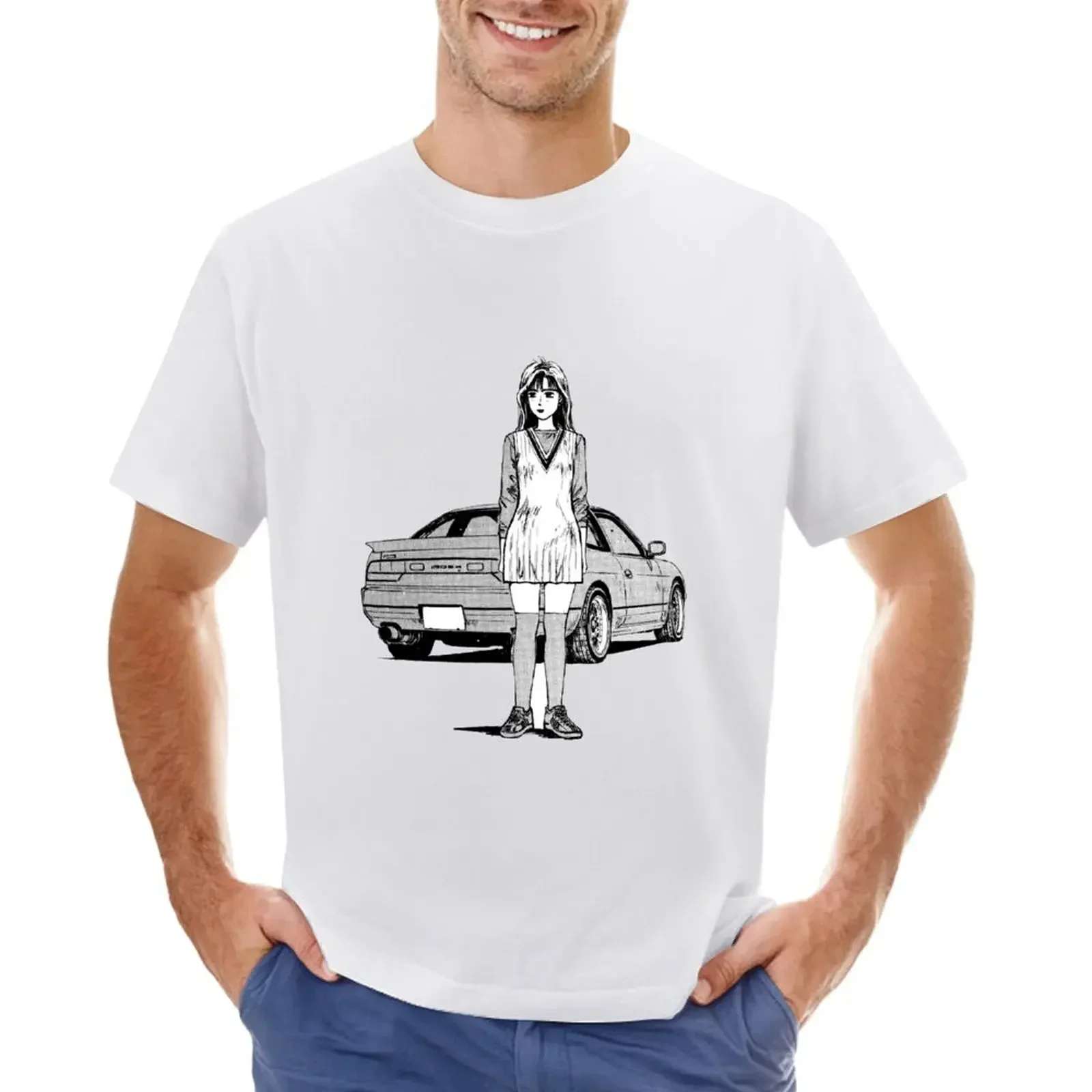 

Initial D Sato Mako Manga T-Shirt tees sublime plus size tops vintage anime shirt mens t shirts casual stylish