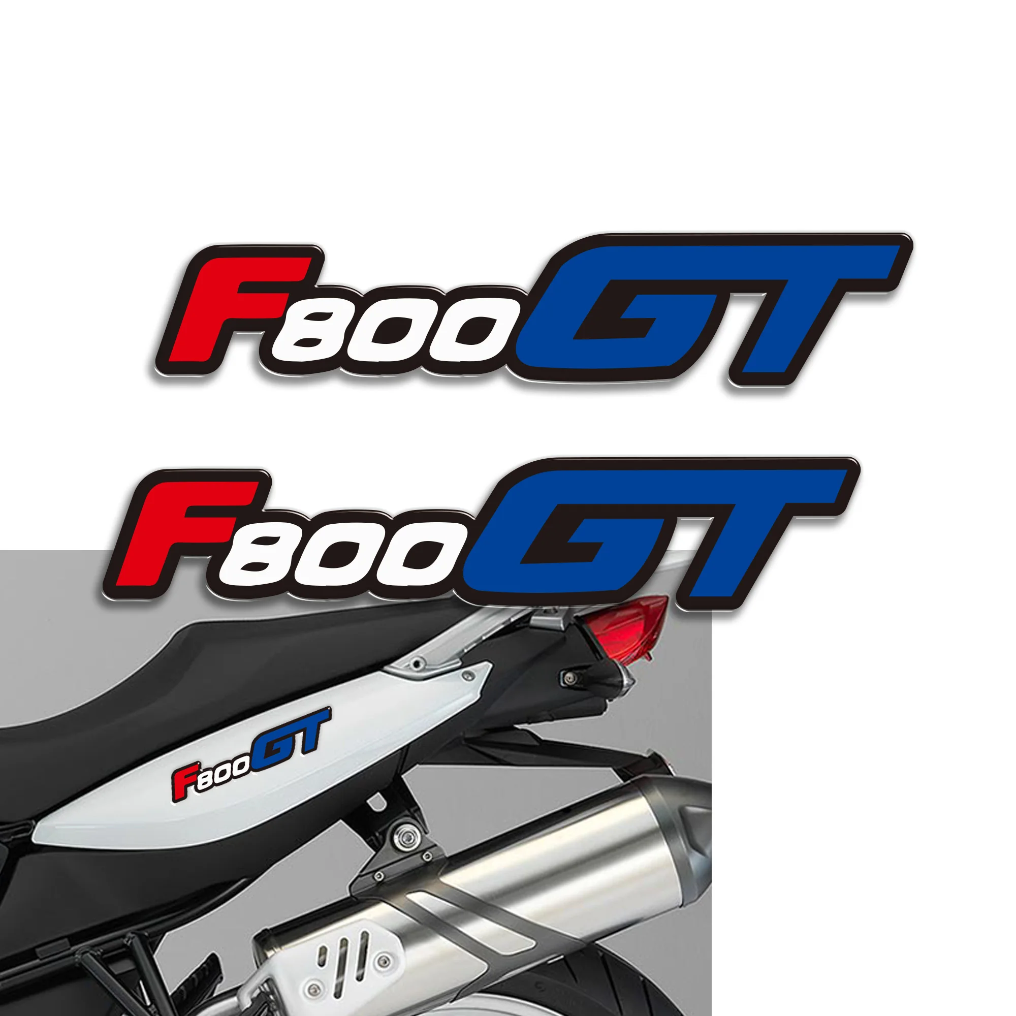 3D Gel Resin Sticker Motorcycle Tank Pad Compatible with BMW F800 GT F800GT 2013-2020