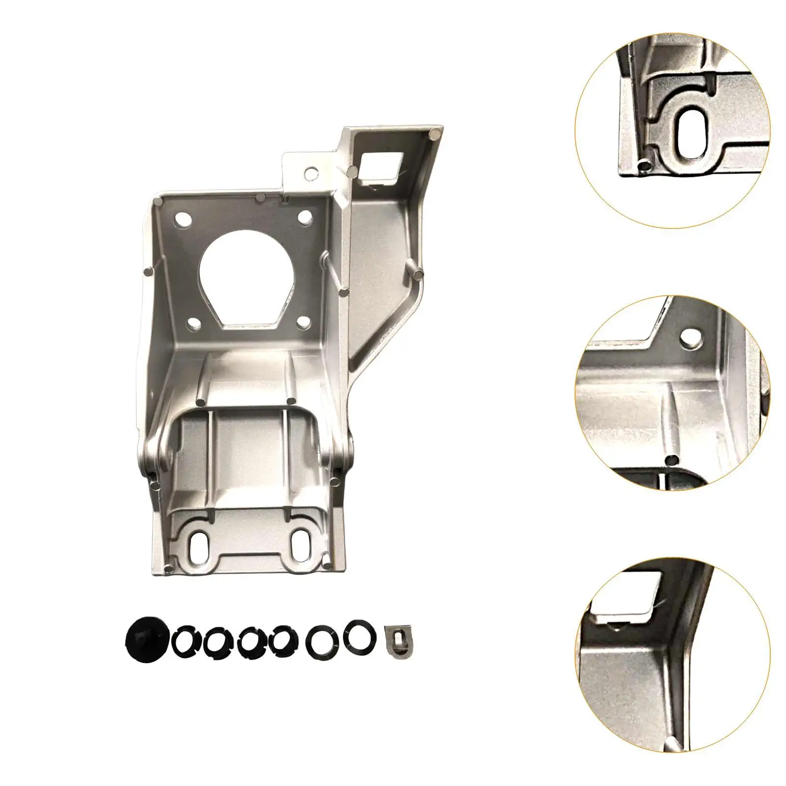 Solid Metal Clutch Pedal Bracket Mount Assembly with Screw Accessories for Ford Pedal Car Cover