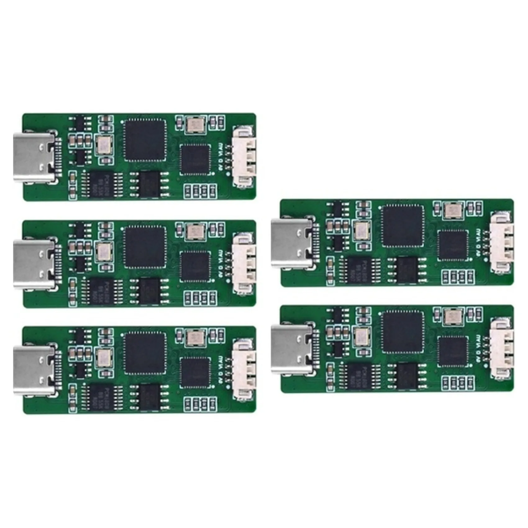 HOT!A72T 5Pcs AHD To USB-C Plug And Play USB Driver-Free,For AHD Video Signal And Audio Input,For Windows , Android And Macos