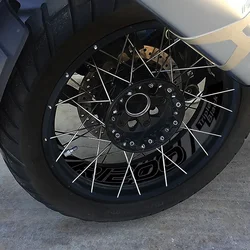 Motorcycle Front/Rear Wheel Reflective Decal for BMW R1200GS Adventure 2006-2021 Triple Black Edition