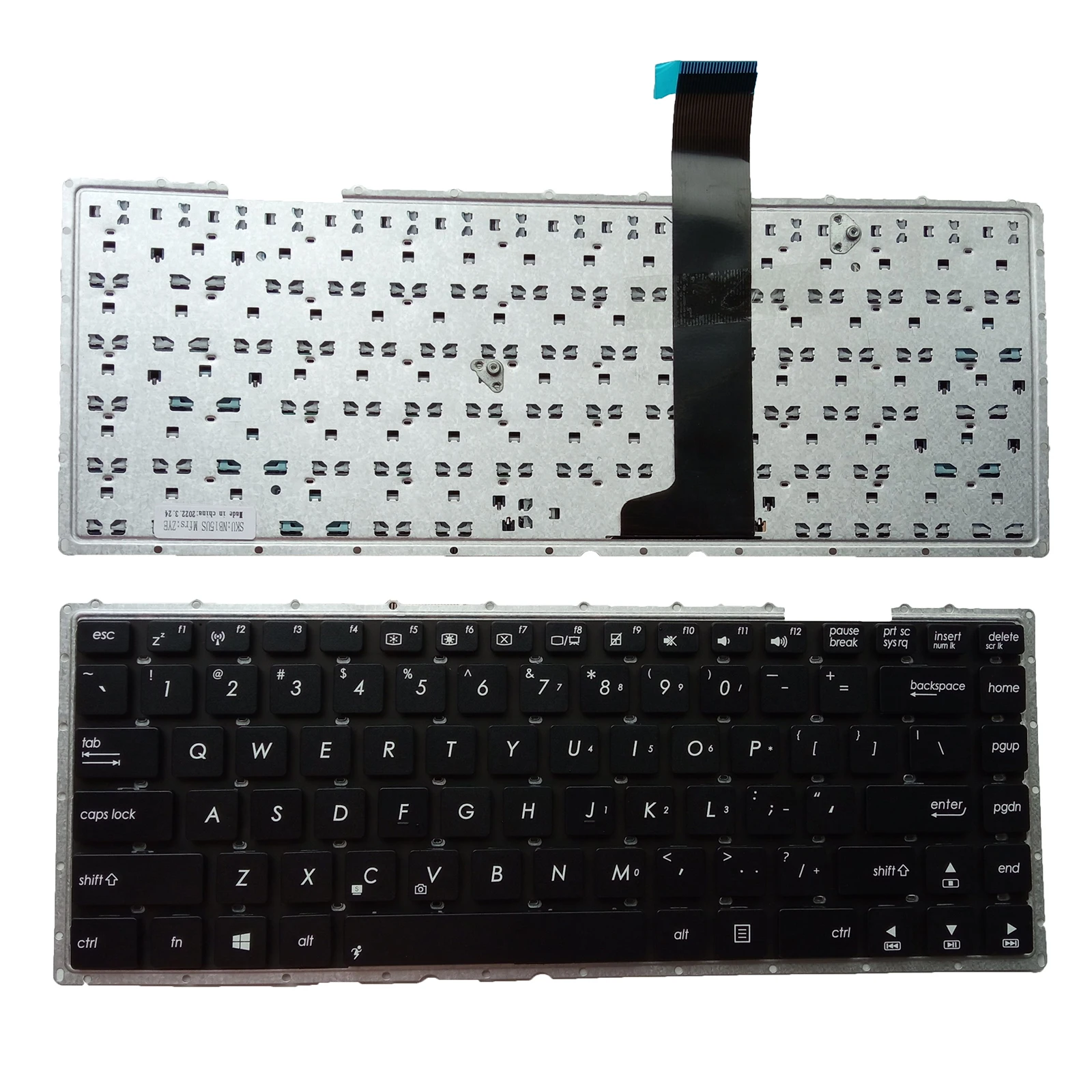 

for ASUS Notebook MP-11L93US-920 X401 X401A X401U F401 X450C 0KNB0-4100US00 no pointer no backlight US Laptop Keyboard