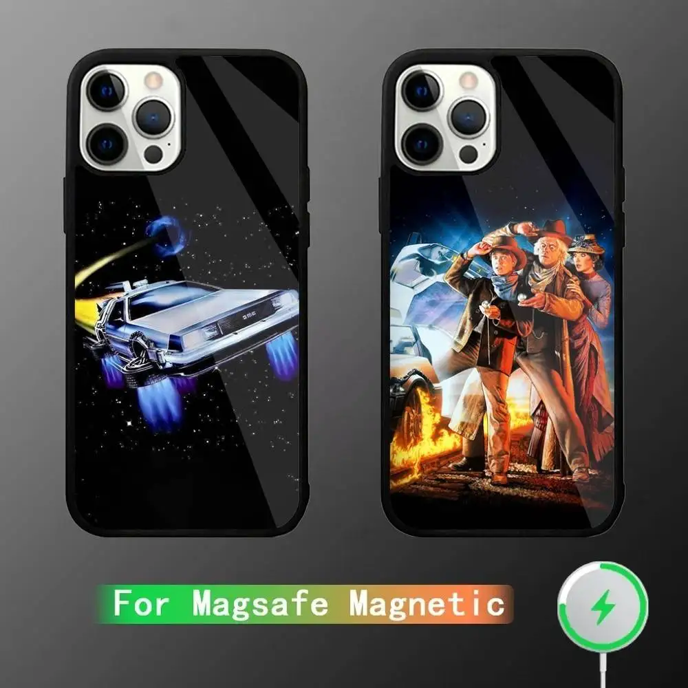 

Movie Back To The F-Future Phone Case For iPhone 17,16,15,14,13,12,11,Pro,Max,Plus,Mini,SE4, Magnetic Magsafe Wireless Charging