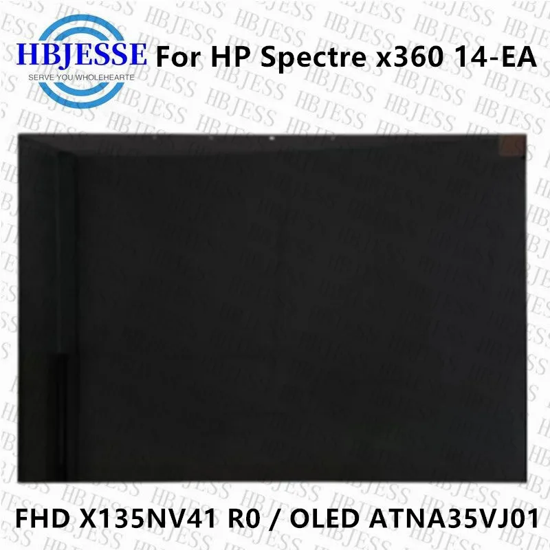 

13.5 Inch For HP Spectre x360 14-ea 14-ea0002nt LCD Display Panel Touch Screen Glass Digitizer FHD 1920*1080 Assembly M22156-001