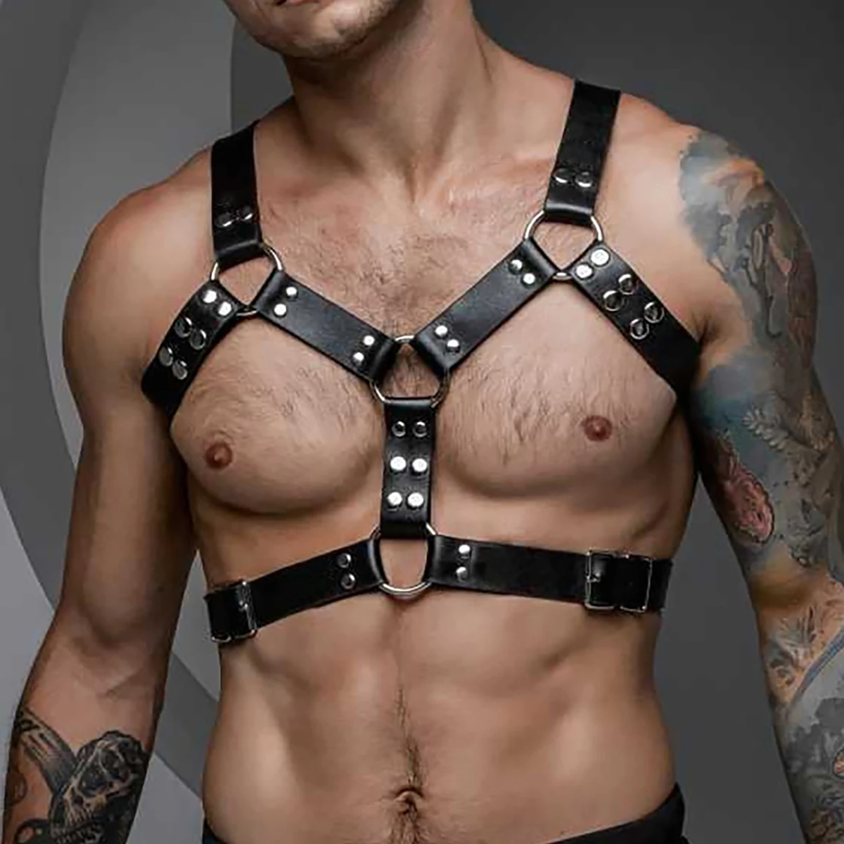 Men's Leather Straps Adjustable for Daily BDSM Accessories Sexy and Charming Clothing Accessories Holiday Party Matching