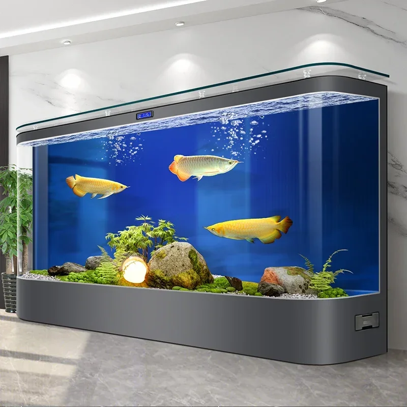 Nordic Living Room Originality Fish Tanks Modern Luxury Goldfish Ecological Box Aquarium Aesthetics Pet Products Aquario FYFT