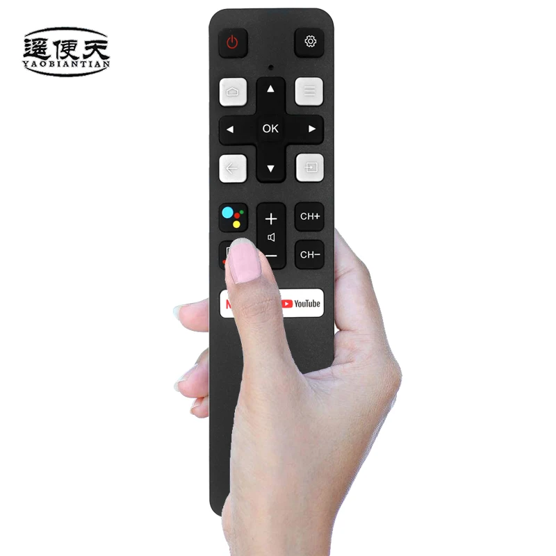 RC802V FNR1/FUR7 جهاز تحكم صوتي لأجهزة تلفزيون TCL الذكية 43/49P30FS، 43/55C715، 55/65P8S، 50/55/65P8، 75EP660,32P30S,32S6500A,40S330,43S434,32ES560 43P615 #2