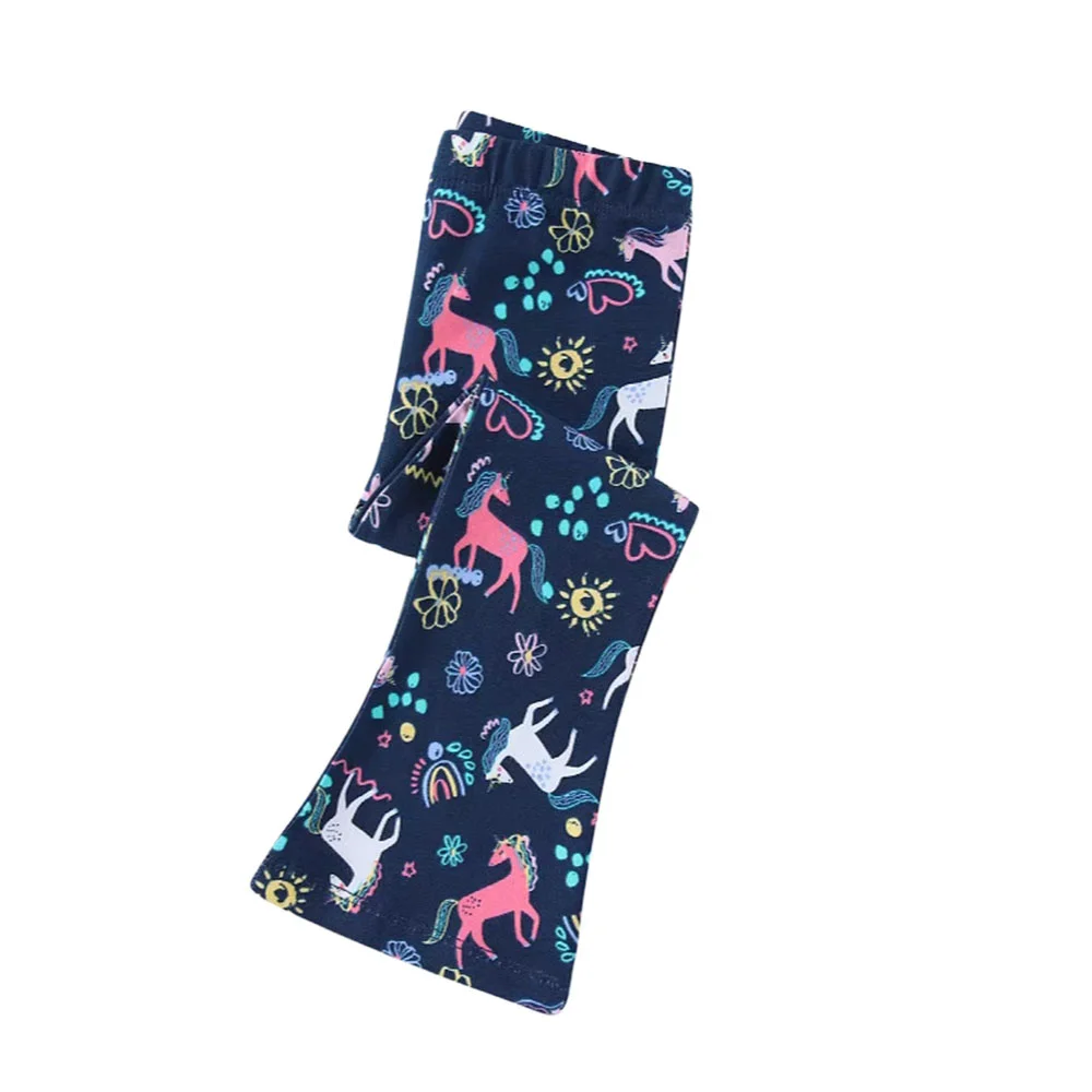 Jumping Meters Unicorn Leggings Pants Boot Set Full Length Girls Pencil Pants 3-7T Toddler Kids Autumn Spring Clothing
