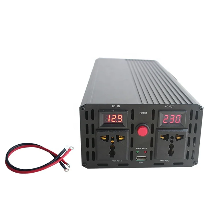 

Car Power Inverters 1500W Modified Sine Wave Inverter DC 12V 24V to AC 220V 110V