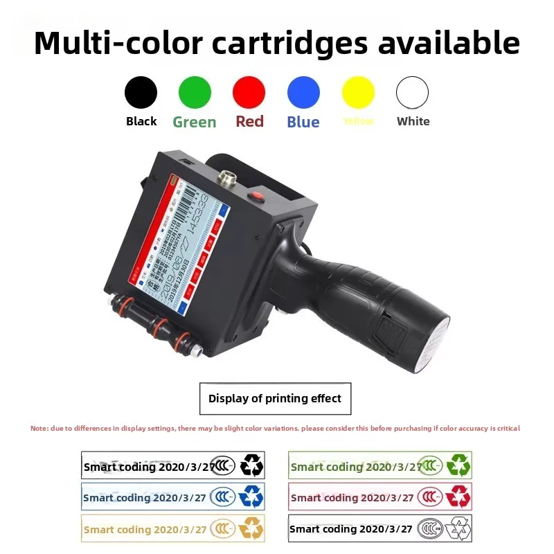 Picture 4: Coding Machine Inkjet Printer Intelligent Digital Handheld Small Coding Machine Assembly Line Coding Production Date Bar QR Code