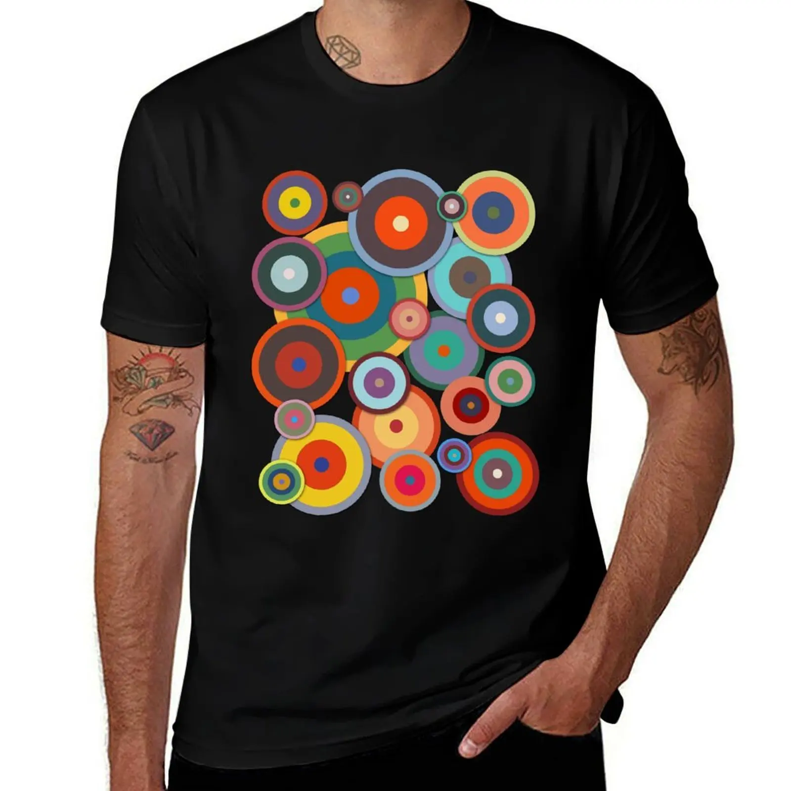 Kandinsky #3 T-Shirt Big and Tall Gym T-Shirt