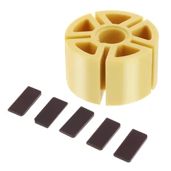 5 Inch Pneumatic Sanding Machine Rotor With Blade Sander Polisher Accessories Plastic Rotor Vane Pneunmatic Tool Accessories
