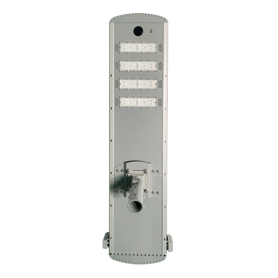 Outdoor Garden Waterproof 60W 80W All One Solar Street Light Automatic Dust Sweeping Snow Cleaning Aluminum DC Battery