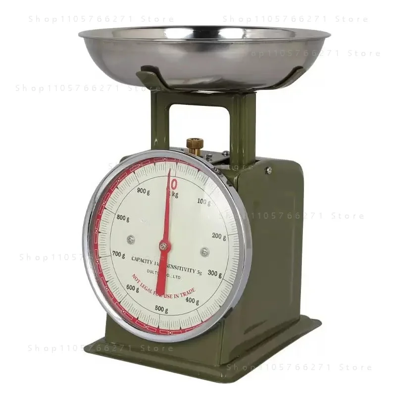 Metal Kitchen Scale Small Mechanical Scale 500g Stainless Steel Scale Weighing