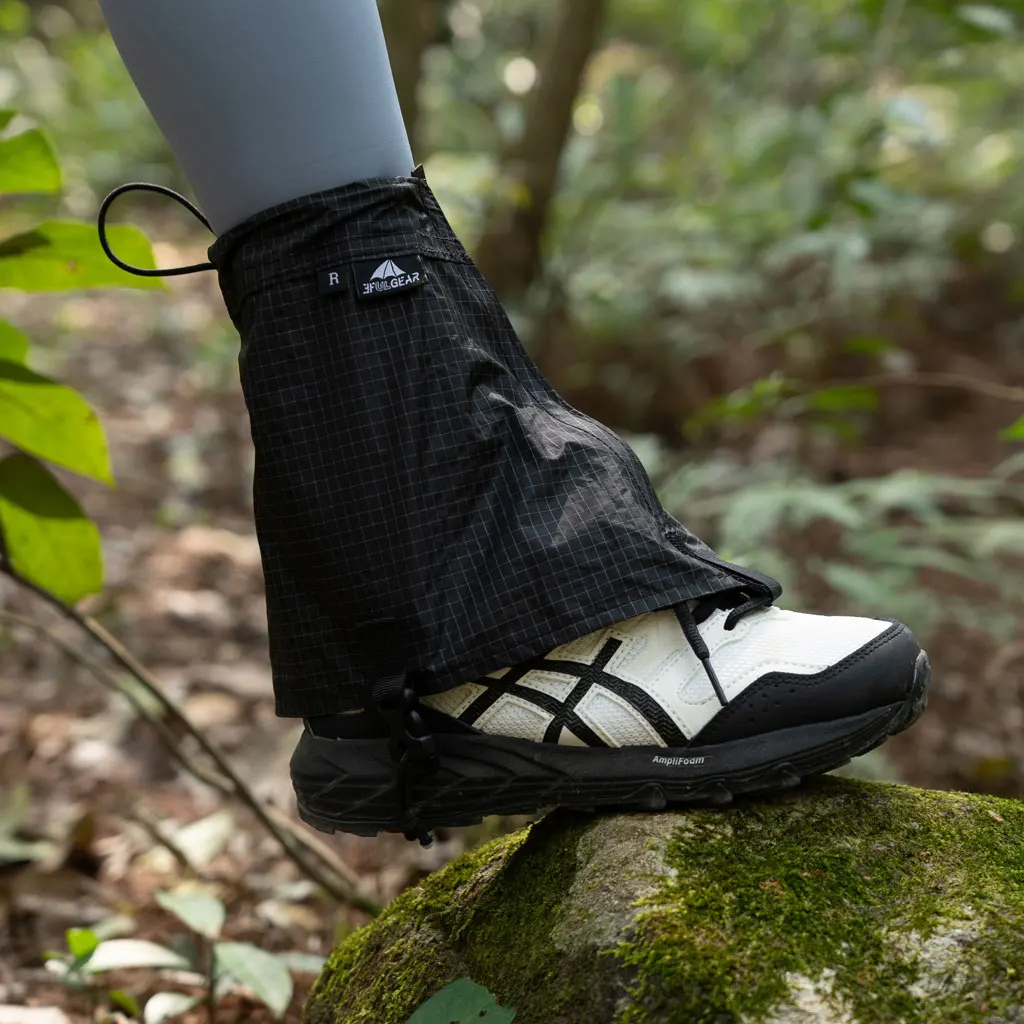 3F UL GEAR Ultraleichte Unisex-Gamaschen sind spurlos, um Sand zu verhindern, dass Schnee und Wasser in Ihren Schuhen fallen – Detail 5