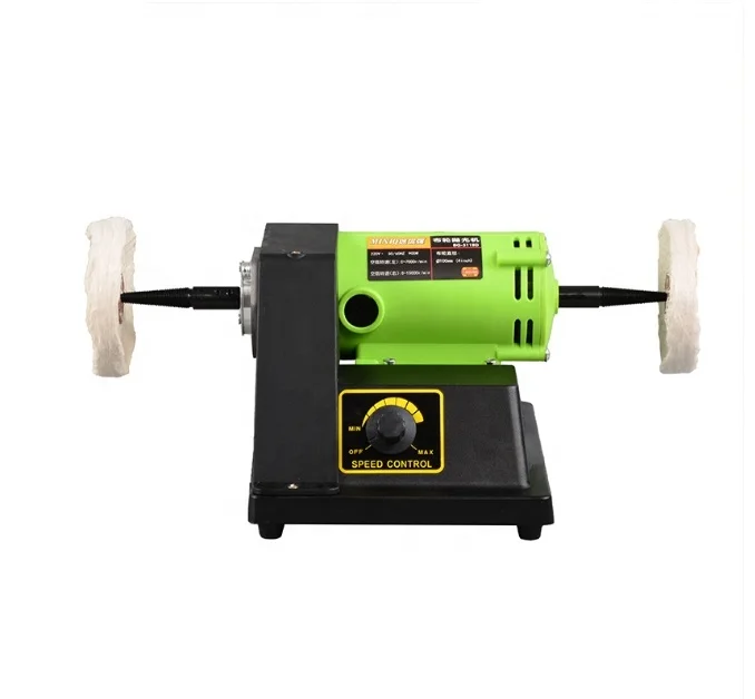 220V 50Hz 900W Bench Cloth Wheel Grinding and Polishing Machine