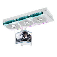 LIAN LI Hydroshift II OLED Curved Liquid CPU Cooler 360mm AIO 6.67" Screen 3D Animation Effects Low Noise LGA1851/1700 AMD AM5/4 4