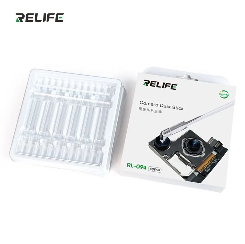 RELIFE RL-094 48PCS Camera Lens Cleaner Stick Synthetic Resin Gel Stick for IP Android Camera Lens Dust No Damage The Chip