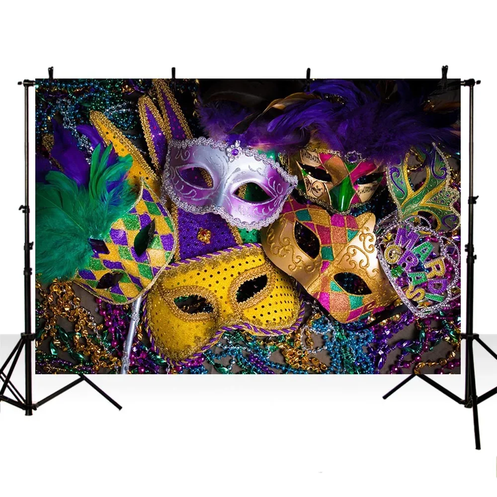 Background Photography Masquerade Luxury Celebrate Mask Party Photo Background Portrait Shooting Props Background Photo Studio