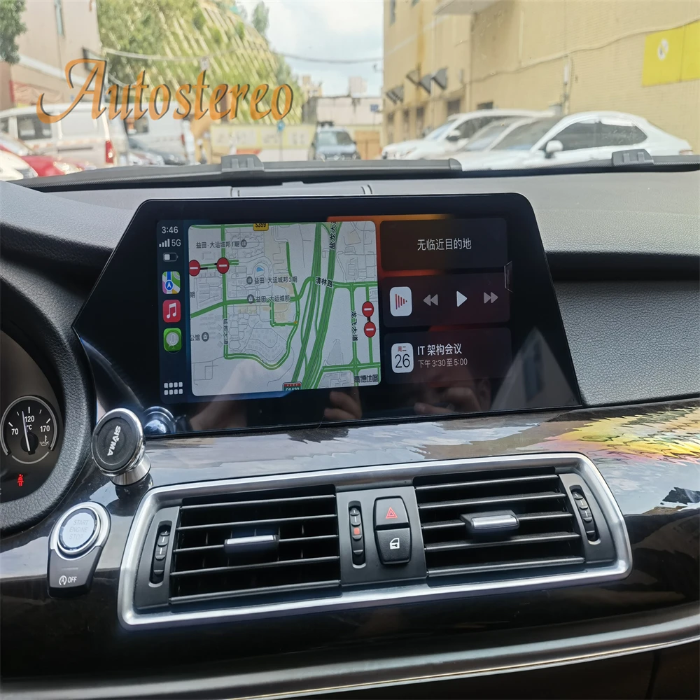 Blade Carplay Screen Android 13 12.3 For BMW 5GT F07 535GT 550GT Car Multimedia Player GPS Navigation Car Radio Stereo Head Unit