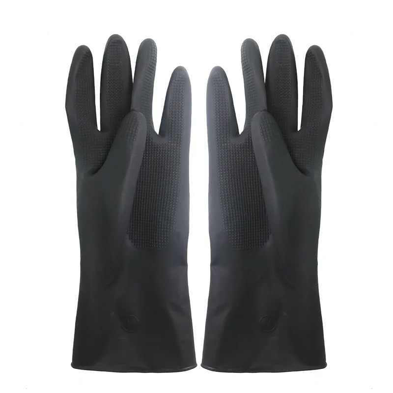 

2 шт./пакет, парикмахерские инструменты, натуральный каучук, профессиональные перчатки для окрашивания и завивки волос, толстые латексные противоскользящие аксессуары для укладки