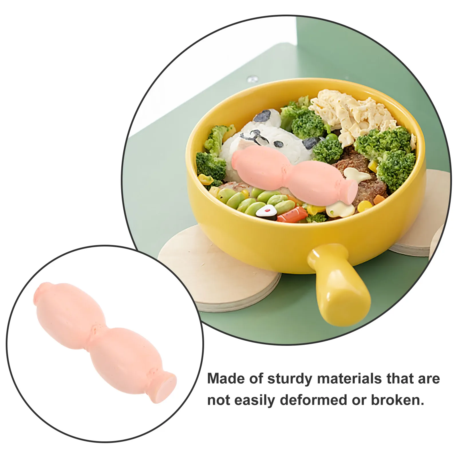 10Pcs Lotus Root Miniature Realistic Resin Vegetables Accessories for Dollhouse Kitchen Miniature Food Supermarket Decoration view 2
