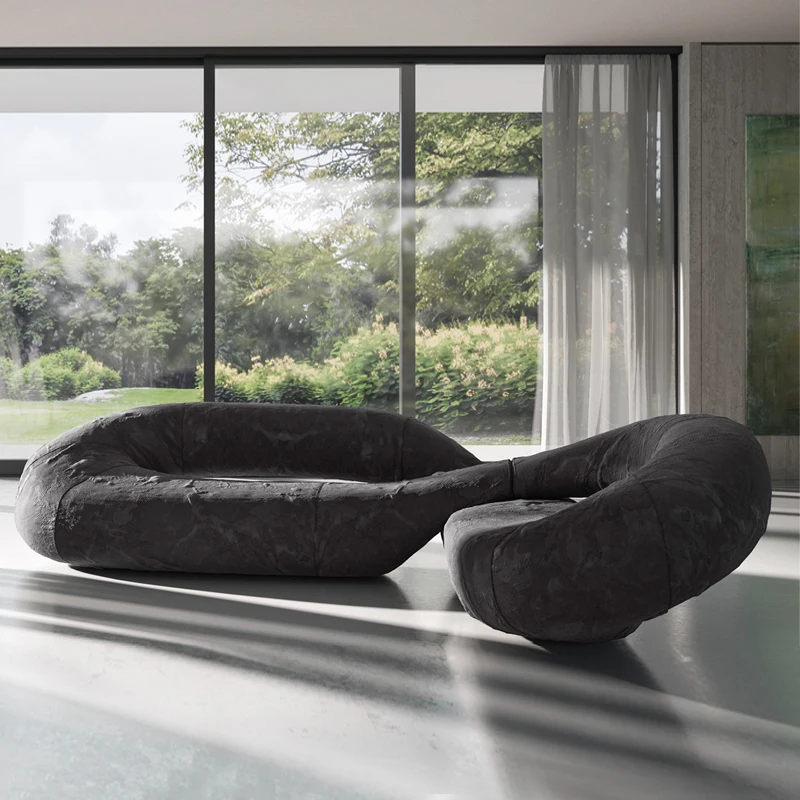 Italian minimalist designer sofa luxury living room special-shaped creativity