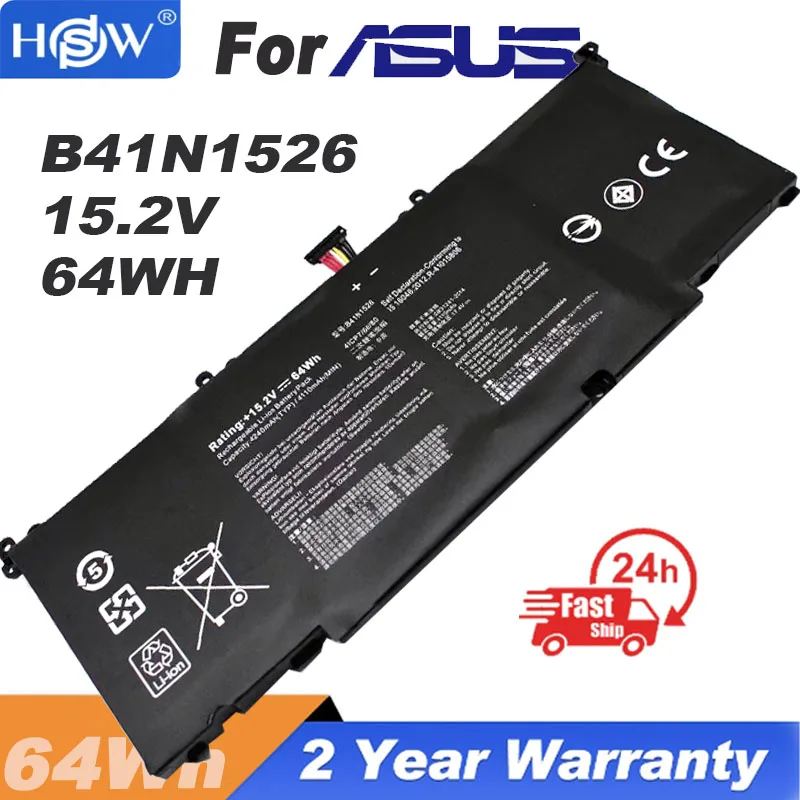 B41N1526 Battery for ASUS ROG Strix GL502 GL502V GL502VM S5 S5VT6700